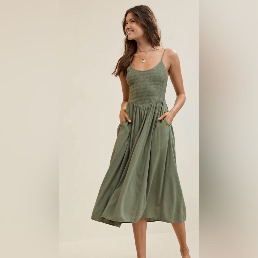Aerie At The Barre Midi Dress